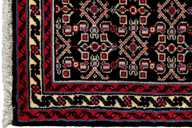 Hamadan · Handgeknüpft – Blau, 94x61 cm