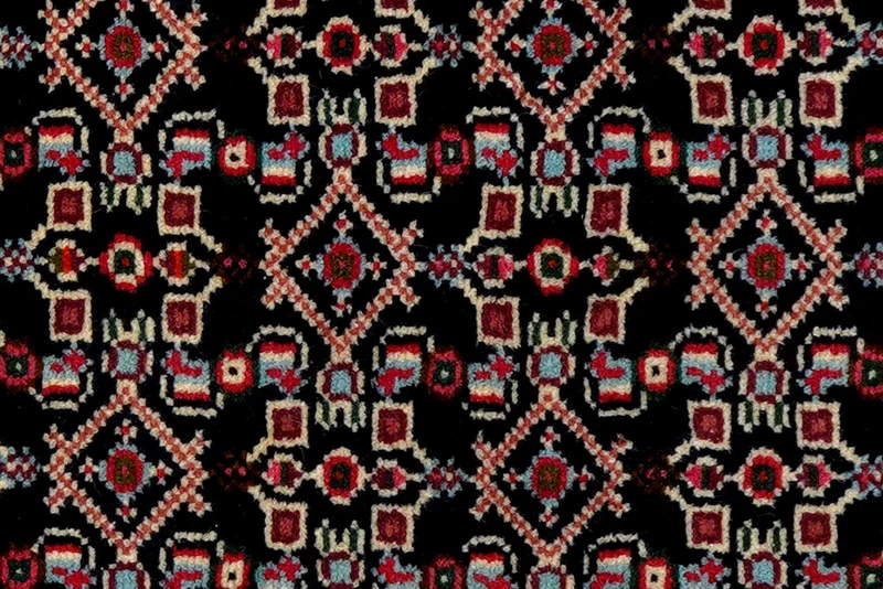 Hamadan · Handgeknüpft – Blau, 94x61 cm