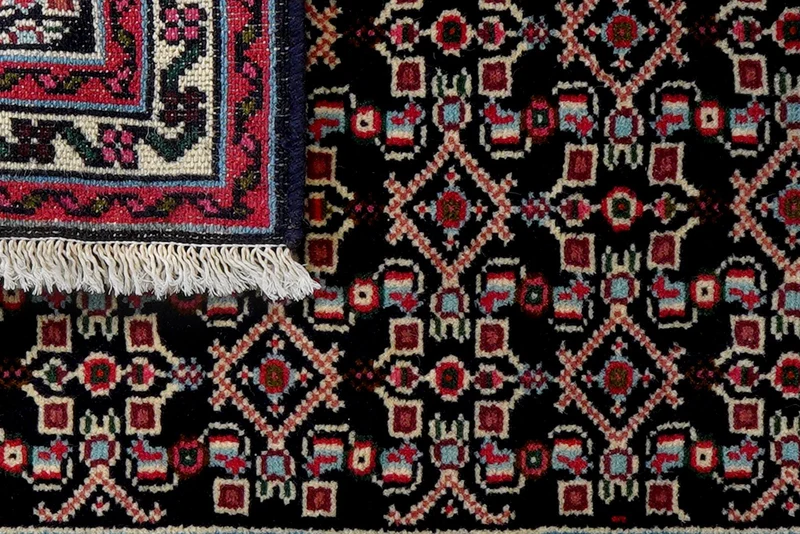 Hamadan · Handgeknüpft – Blau, 94x61 cm