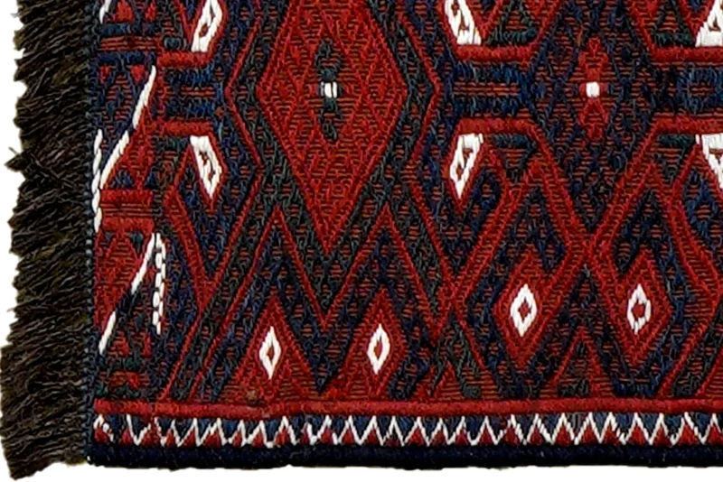 Kelim Turkman · Handgewebt – Bunt, 36x59 cm