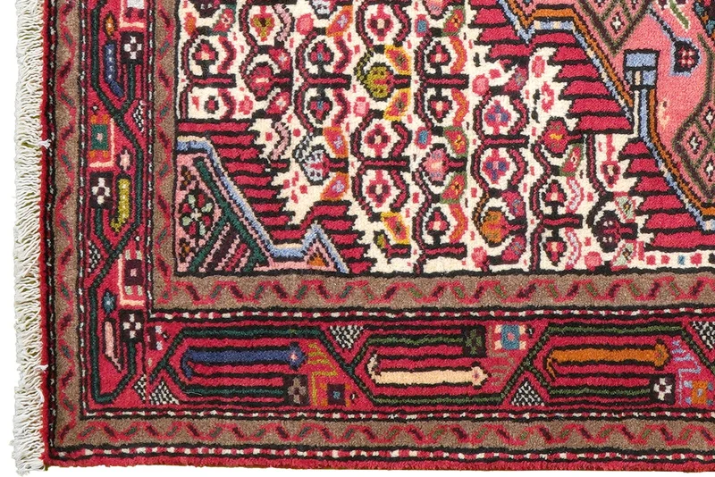 Assadabad · Handgeknüpft – Beige, 116x80 cm