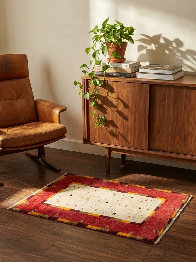Gabbeh Sonnat · Handgeknüpft – Beige, 153x103 cm