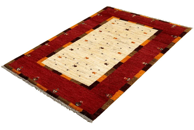 Gabbeh Sonnat · Handgeknüpft – Beige, 153x103 cm