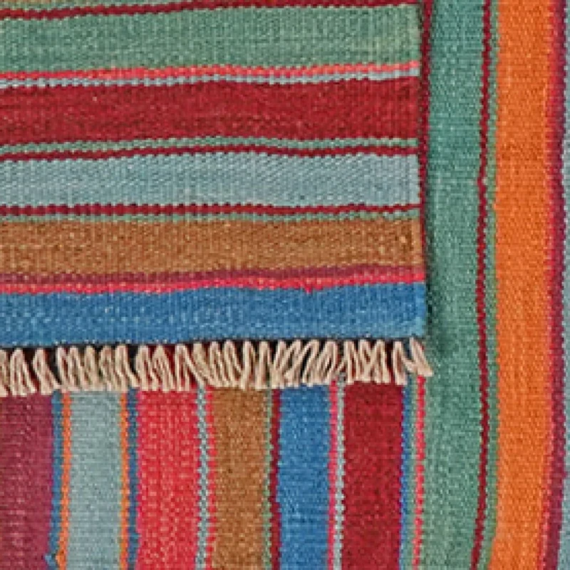 Kelim Gashgai · Handgewebt – Bunt, 181x62 cm