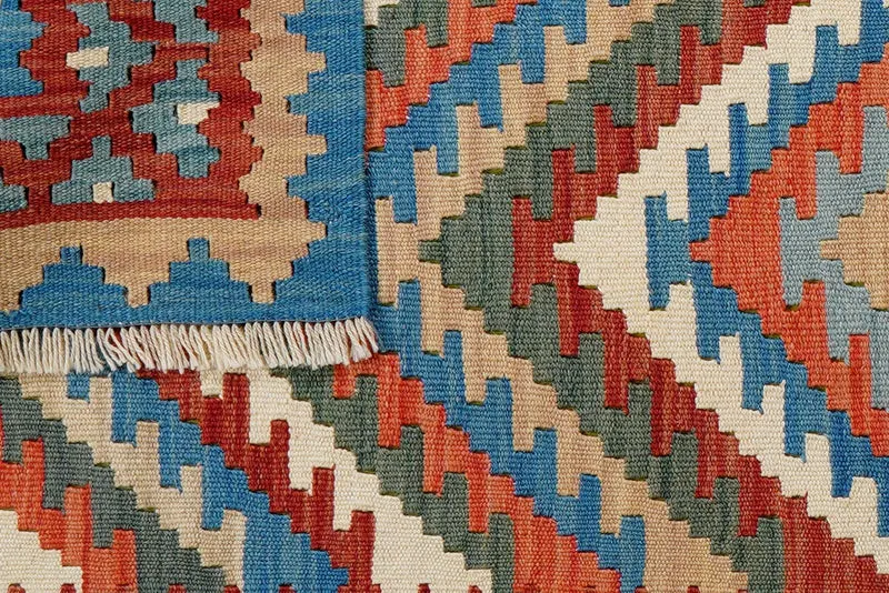 Kelim Gashgai · Handgewebt – Bunt, 194x86 cm