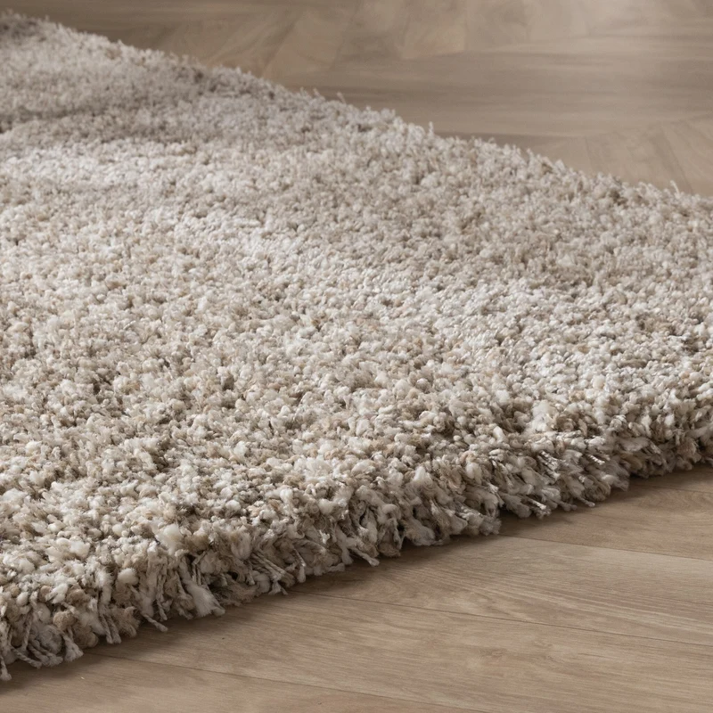 Hochflor Wohnzimmer Teppich - Yves Beige