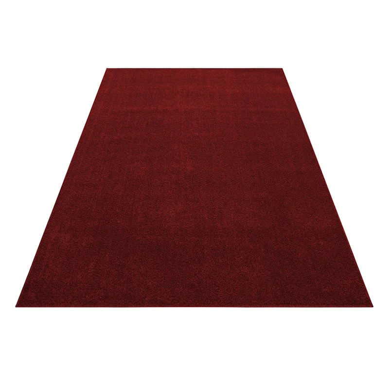 Kurzflor Teppich - Asa Rot