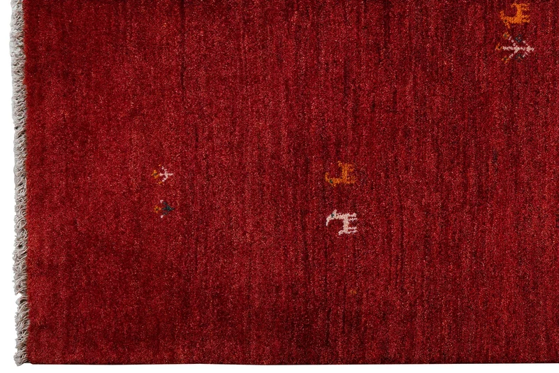 Gabbeh · Handgeknüpft – Rot, 193x150 cm