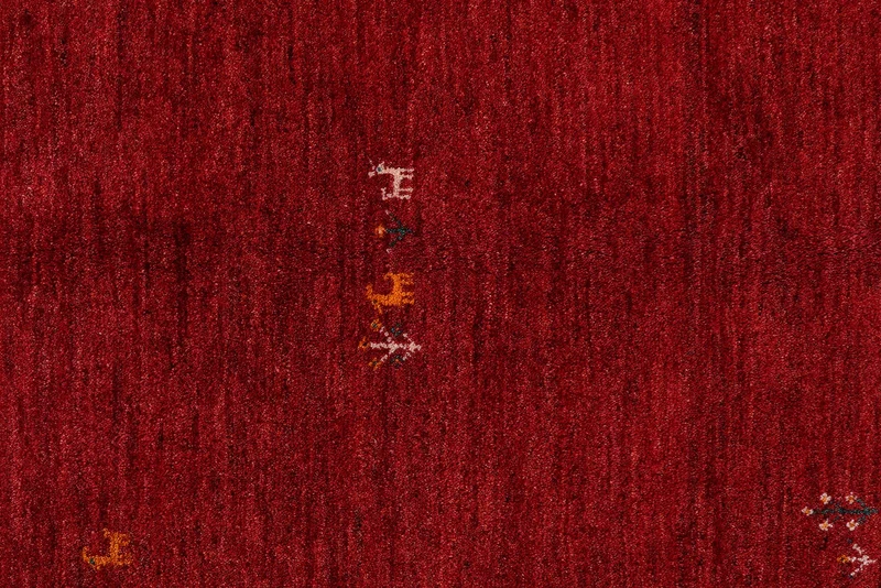 Gabbeh · Handgeknüpft – Rot, 193x150 cm