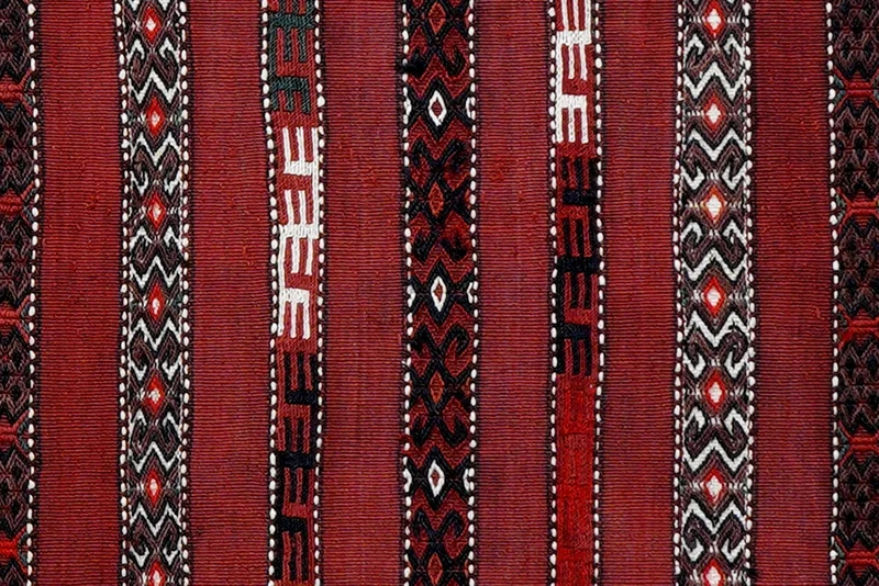 Kelim Turkman · Handgewebt – Rot, 51x101 cm