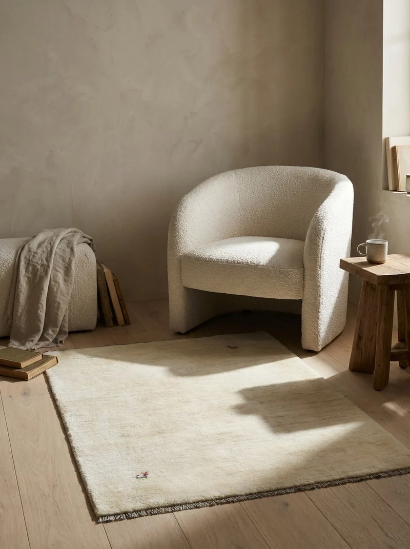 Gabbeh · Handgeknüpft – Beige, 156x102 cm