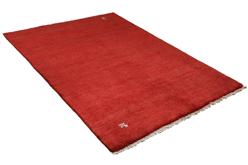 Gabbeh · Handgeknüpft – Rot, 188x123 cm