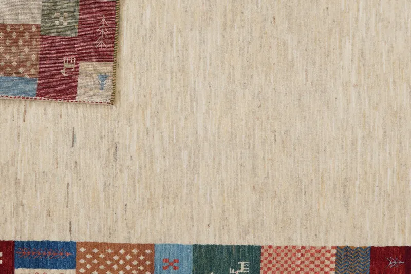 Rizbaf · Handgeknüpft – Beige, 194x122 cm