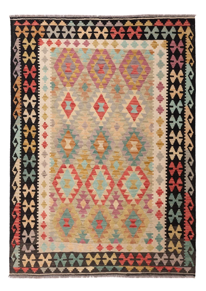Kelim Maimene Teppich 148x209cm - bunt