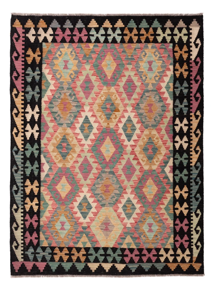Kelim Maimene Teppich 153x202cm - bunt