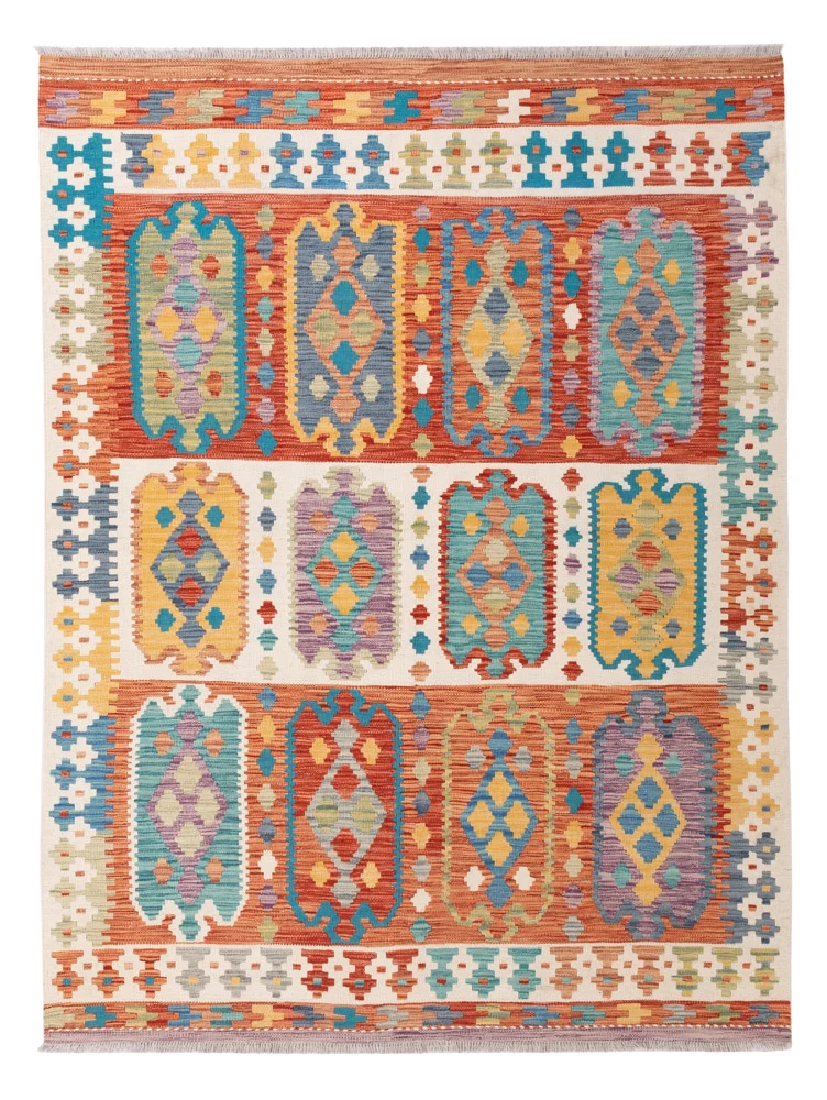 Kelim Maimene Teppich 154x200cm - bunt