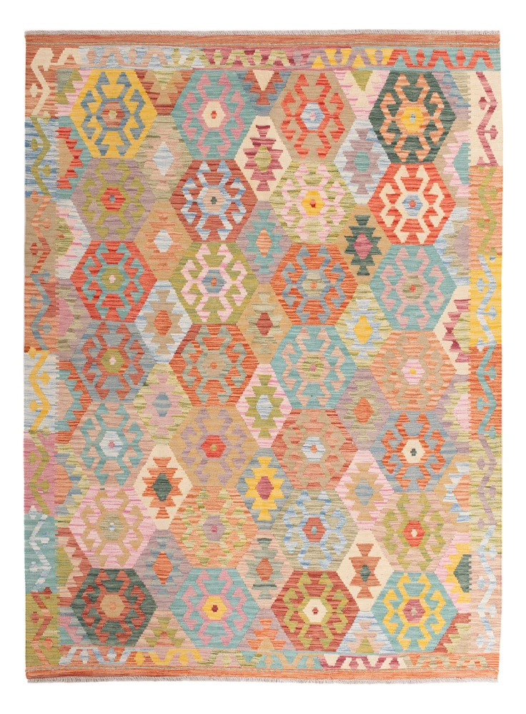 Kelim Maimene Teppich 177x236cm - bunt