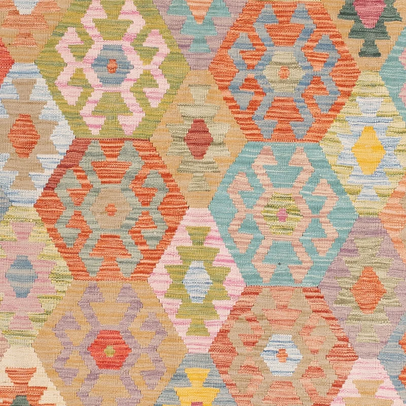 Kelim Maimene Teppich 177x236cm - bunt
