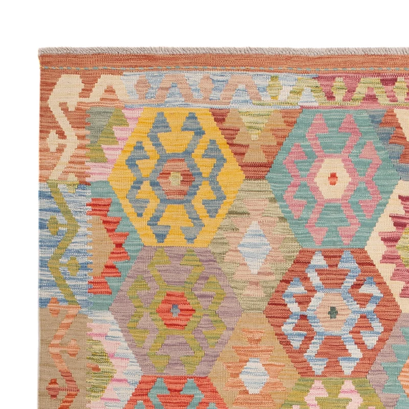 Kelim Maimene Teppich 177x236cm - bunt