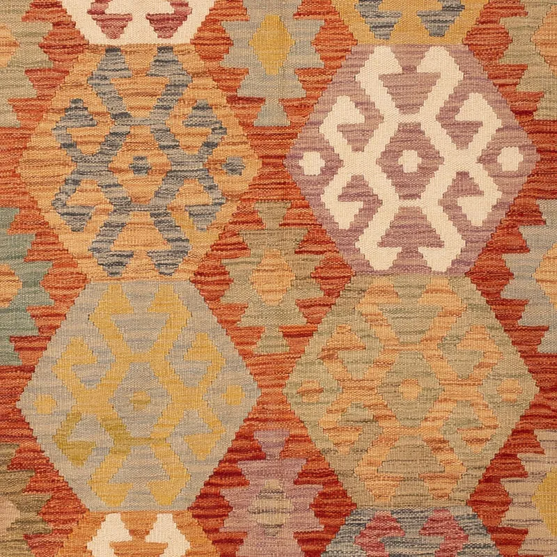 Kelim Maimene Teppich 168x245cm - bunt