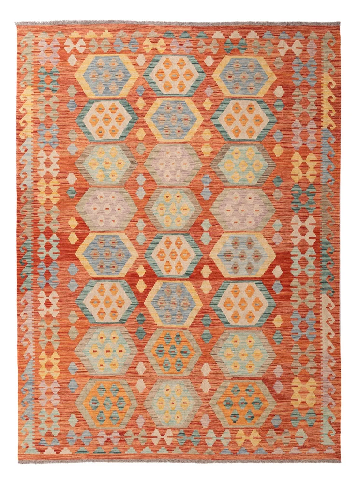 Kelim Maimene Teppich 173x237cm - bunt