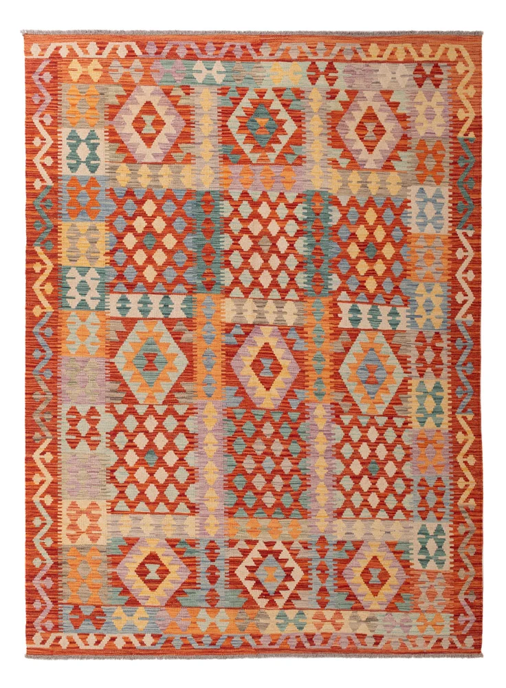 Kelim Maimene Teppich 172x240cm - bunt