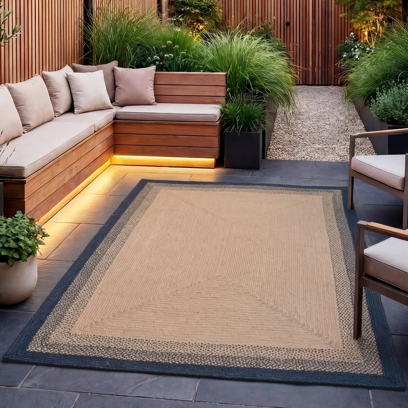 In- & Outdoor Teppich - Florence Blau
