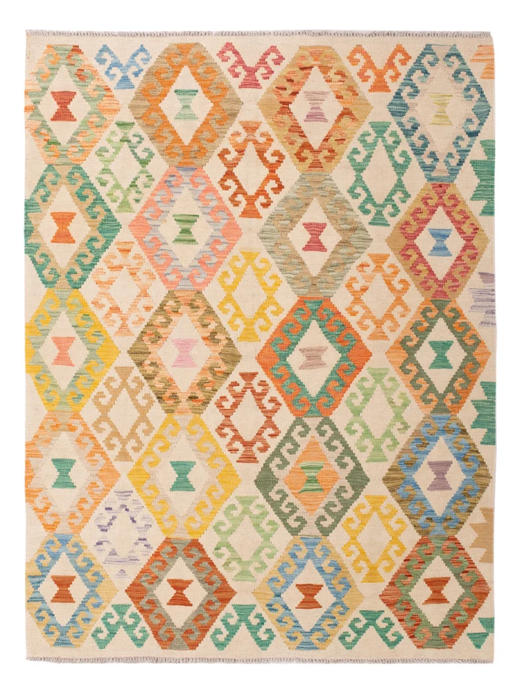 Kelim Maimene Teppich 149x198cm - bunt