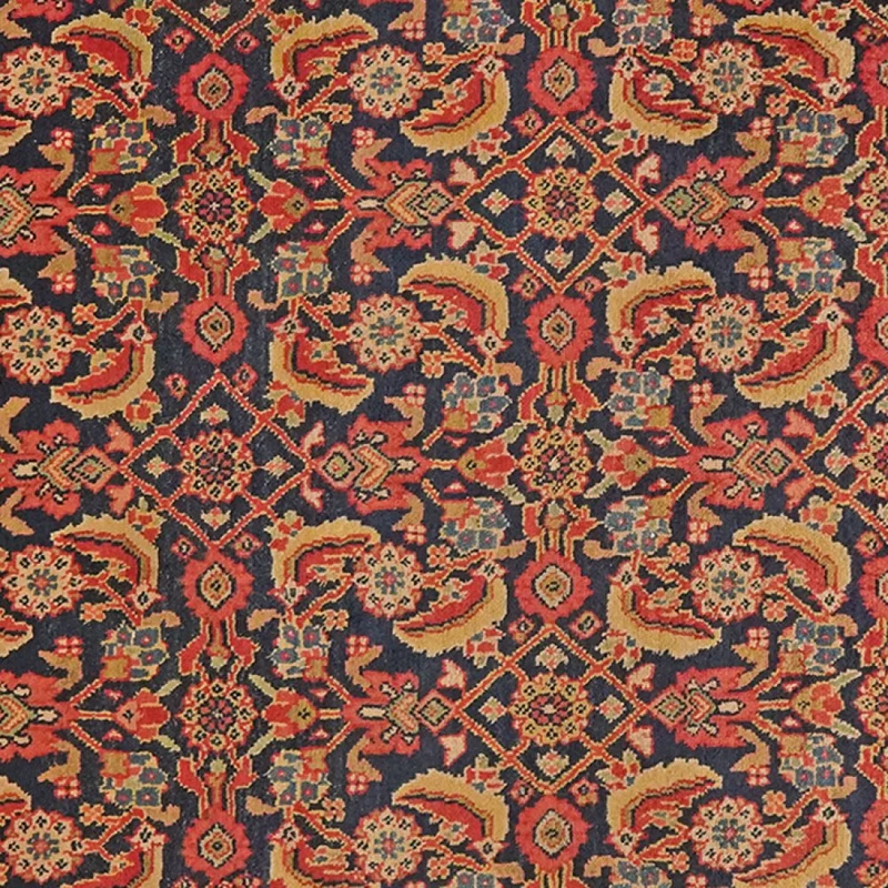 Mohadjeran · Handgeknüpft – Blau, 198x132 cm