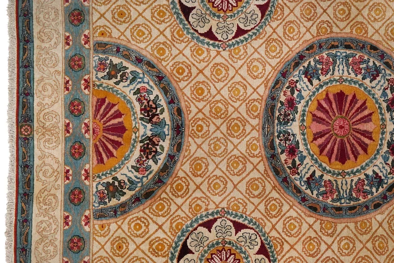 Ghoum · Handgeknüpft – Beige, 210x140 cm