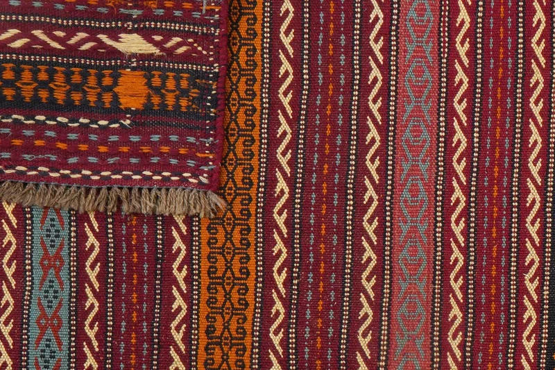 Kelim Kordi · Handgewebt – Bunt, 237x166 cm