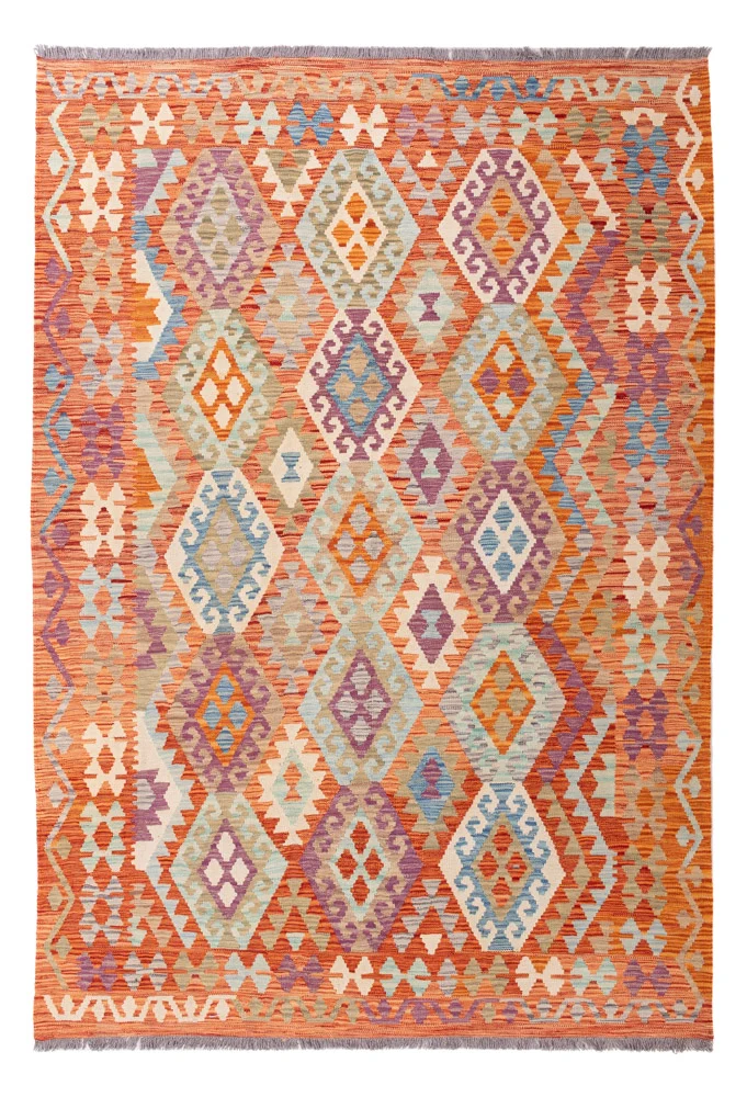 Kelim Maimene Teppich 178x255cm - bunt
