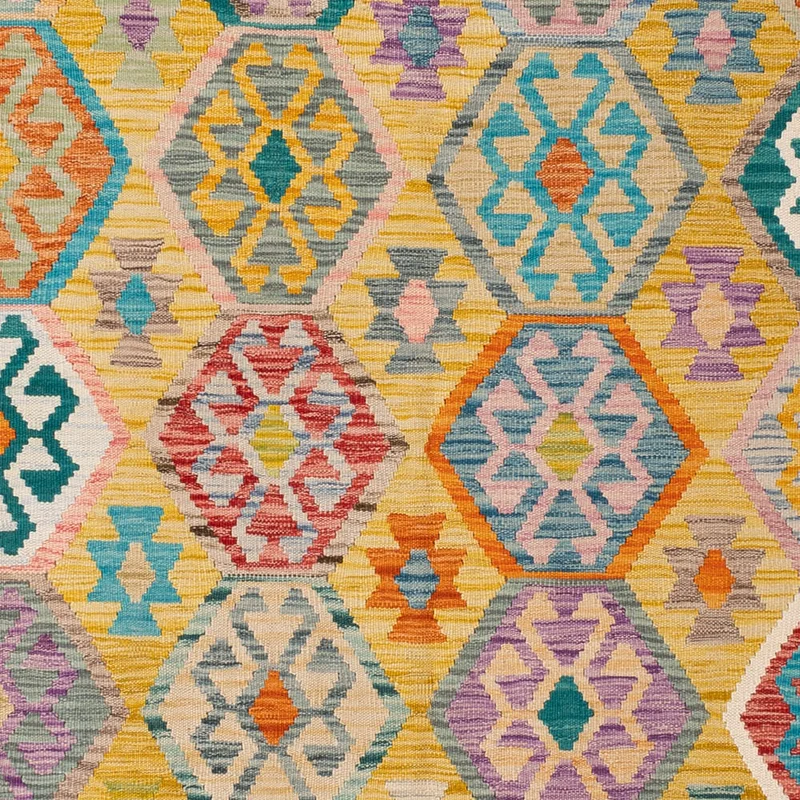 Kelim Maimene Teppich 178x255cm - bunt