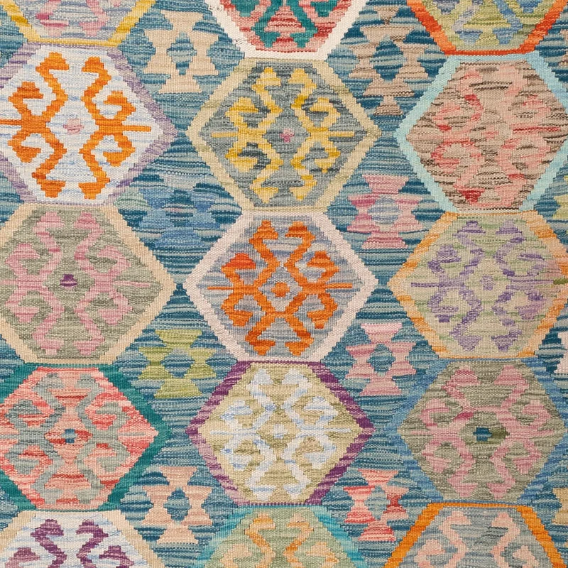 Kelim Maimene Teppich 180x254cm - bunt