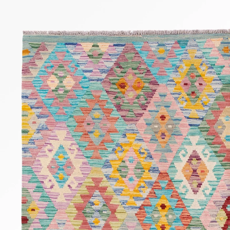 Kelim Maimene Teppich 176x256cm - bunt