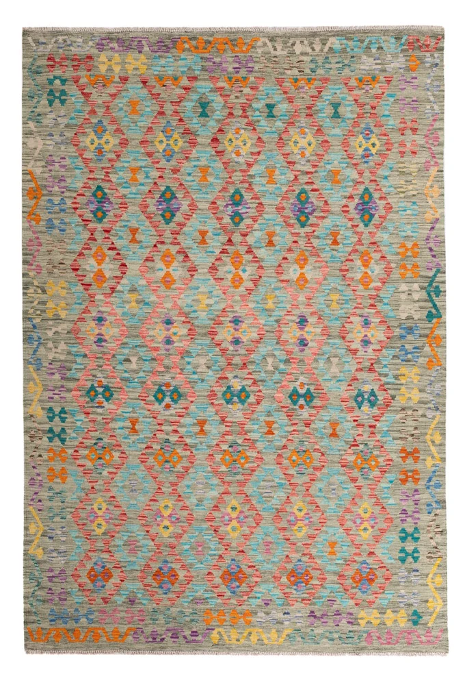 Kelim Maimene Teppich 178x255cm - bunt