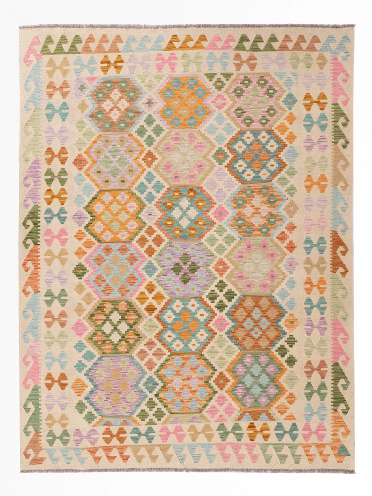 Kelim Maimene Teppich 184x245cm - bunt
