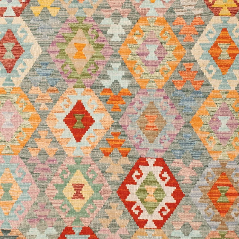 Kelim Maimene Teppich 180x252cm - bunt