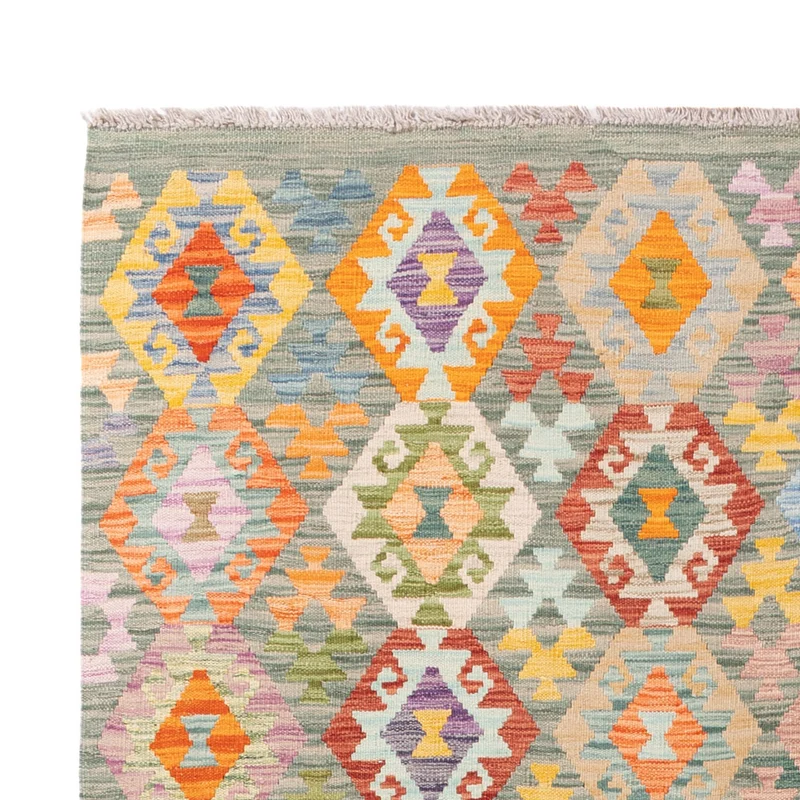 Kelim Maimene Teppich 180x252cm - bunt