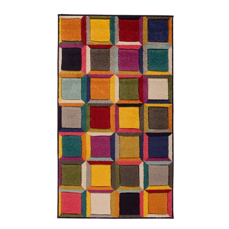 Moderner Teppich - Spectro Waltz Bunt
