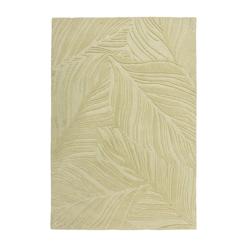 Moderner Teppich - Solacio Leaves Olivgrün