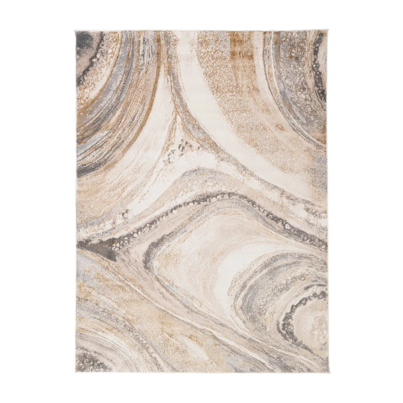 Teppich Modern - Leonore Noce Creme Braun