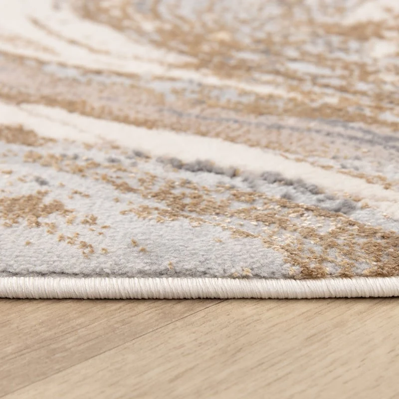 Teppich Modern - Leonore Noce Creme Braun
