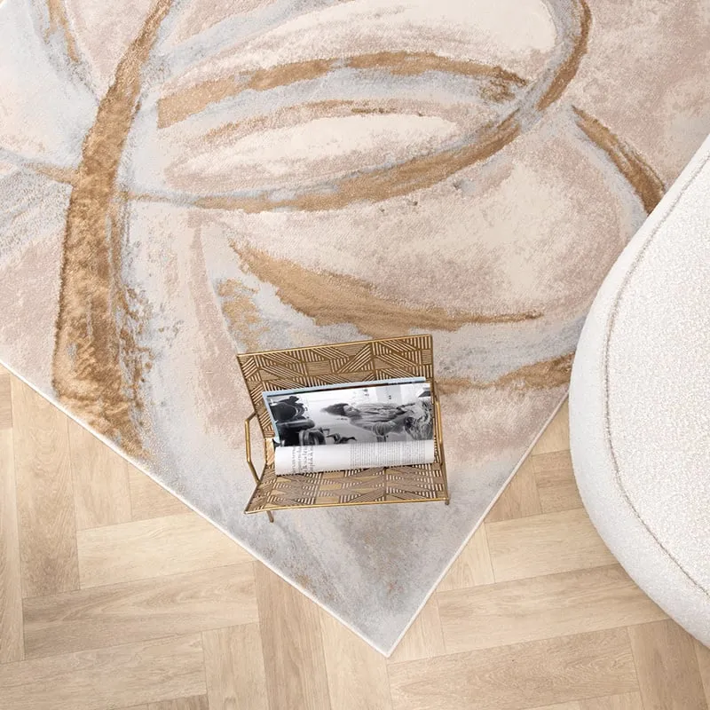 Teppich Modern - Leonore Cotto Creme Braun