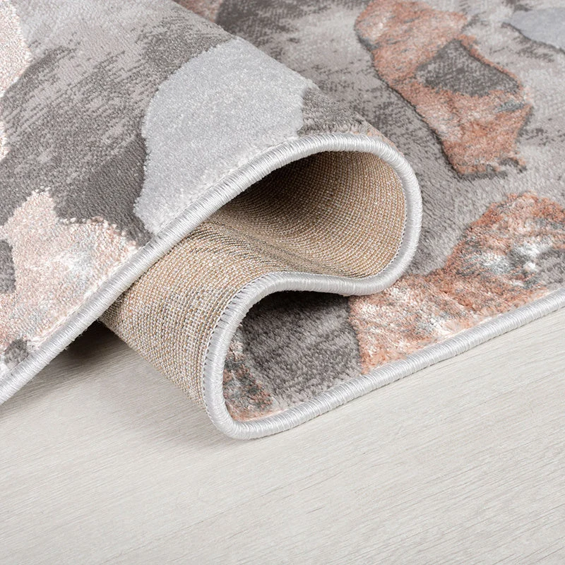 Marmor Teppich - Erio Marbled Grau Rosa