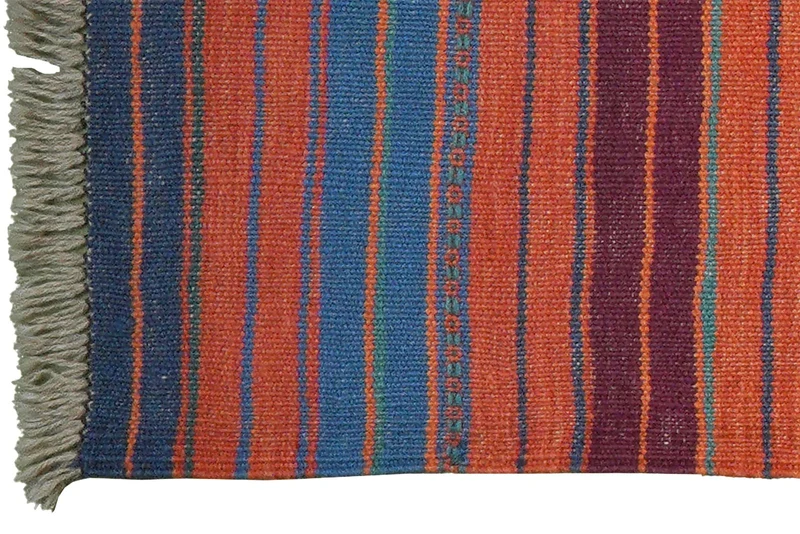 Kelim Gashgai · Handgewebt – Bunt, 196x60 cm