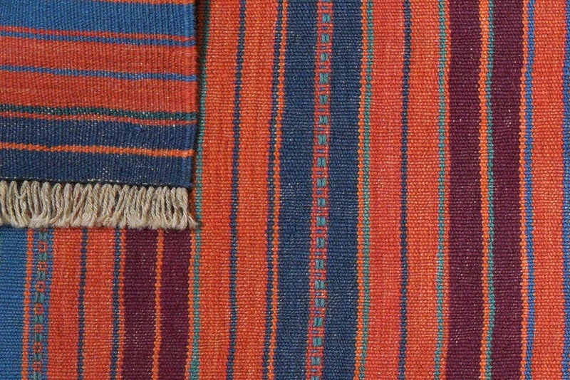 Kelim Gashgai · Handgewebt – Bunt, 196x60 cm