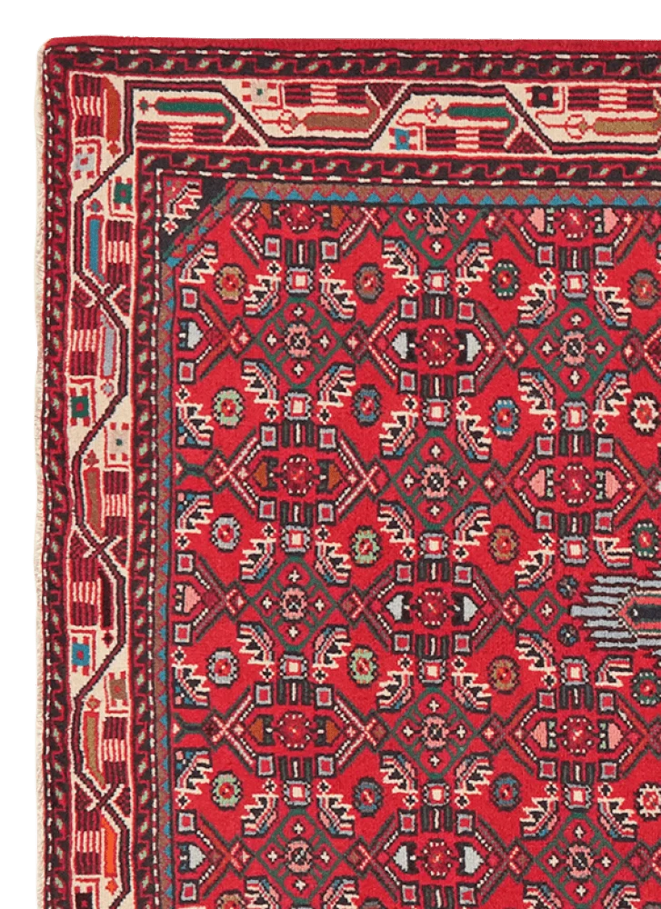 Assadabad · Handgeknüpft – Rot, 151x105 cm