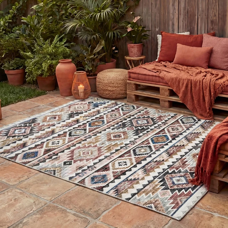 Kelim Outdoor Teppich - Lira Inca