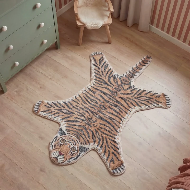 Waschbarer Kinderteppich - Wild Tiger